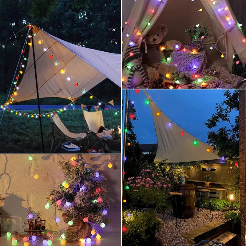 Solar-Powered Party Lights - SolarGlow | Kalsten