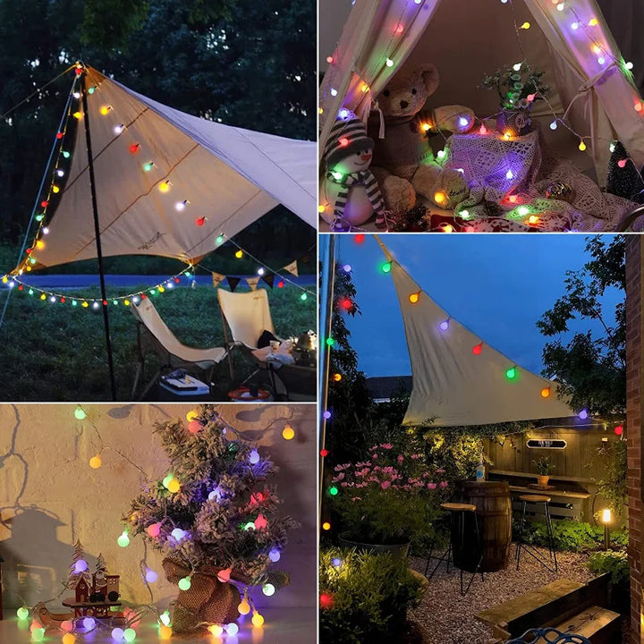 Solar-Powered Party Lights - SolarGlow | Kalsten