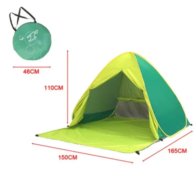 Automatic Pop-Up Ultralight Full Shade Beach Tent | Kalsten