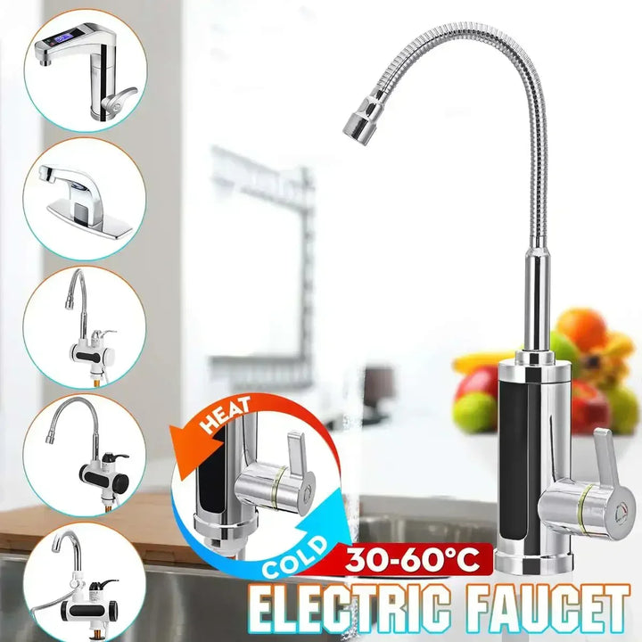 Kalsten | 3000W Electric Kitchen Faucet with Instant Hot Water - FlowHeat