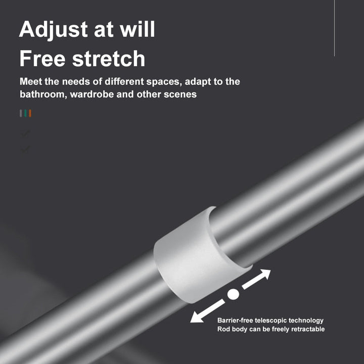 Kalsten | Space Saver Adjustable Telescopic Clothes Hanger Rod