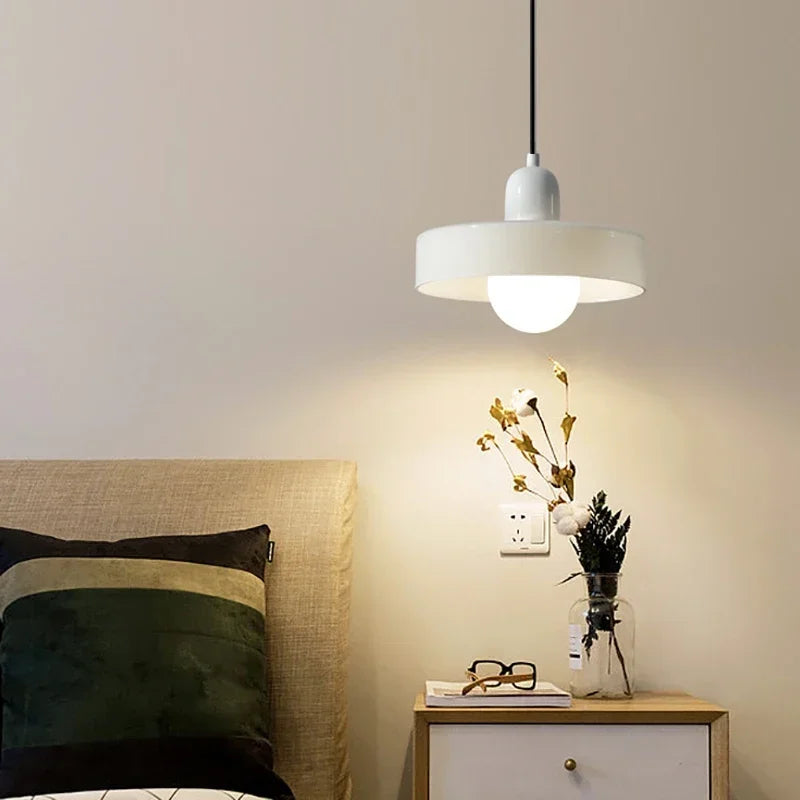 Nordic Glass Pendant Light – Modern LED Hanging Light for Living Room, Bedroom, Dining Room, and Bar, 3 Candy Colors | Kalsten