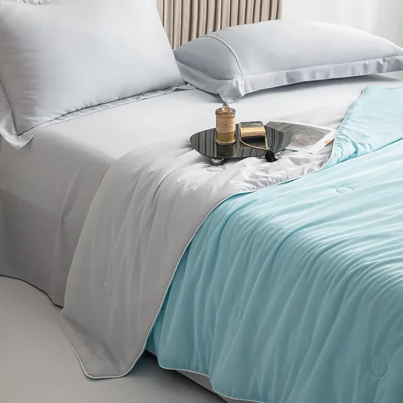 High-Quality Cooling Blanket – Smooth Air-Conditioning Comforter, Lightweight Summer Quilt with Double-Sided Cooling Fabric | Kalsten