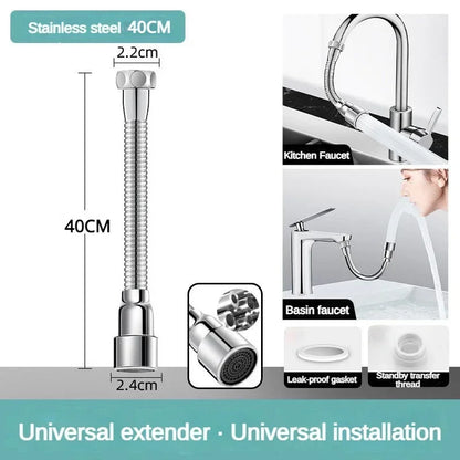 BowLift | Universal Flexible Adjustable Kitchen Faucet Extender Nozzle