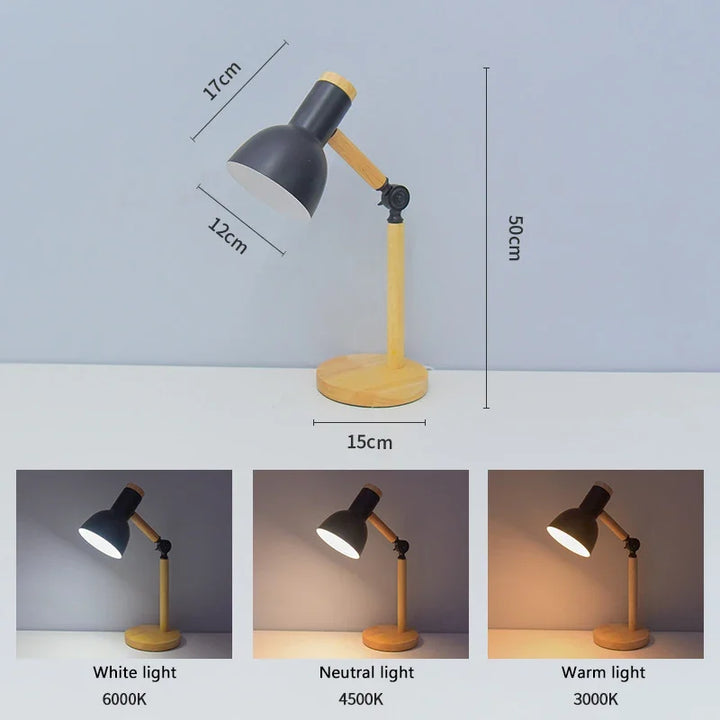 Artistic Mushroom-Shaped Wooden Desk Lamp: Illuminate Your Space with Style | Kalsten