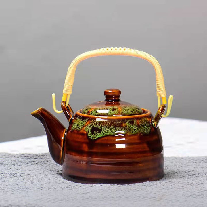 Colorful clay teapot | Kalsten