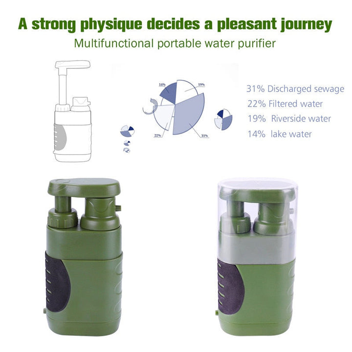 Outdoor Water Filter Camping Survival Tool | Kalsten