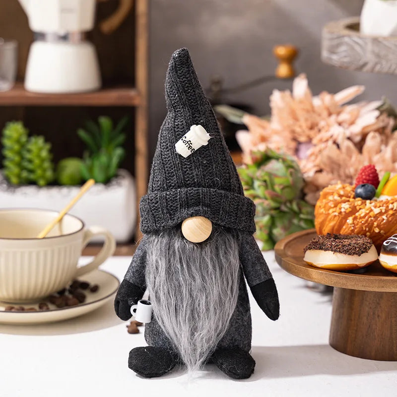Scandinavian Coffee Gnome Dolls – Atmospheric Decoration Kalsten