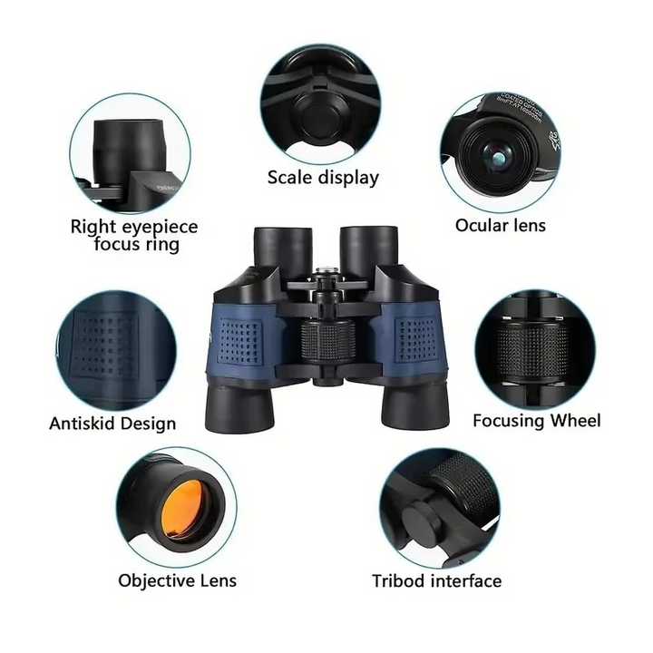 Kalsten | Ultra Vision 60x60 HD High-Power Binoculars for Outdoor Enthusiasts