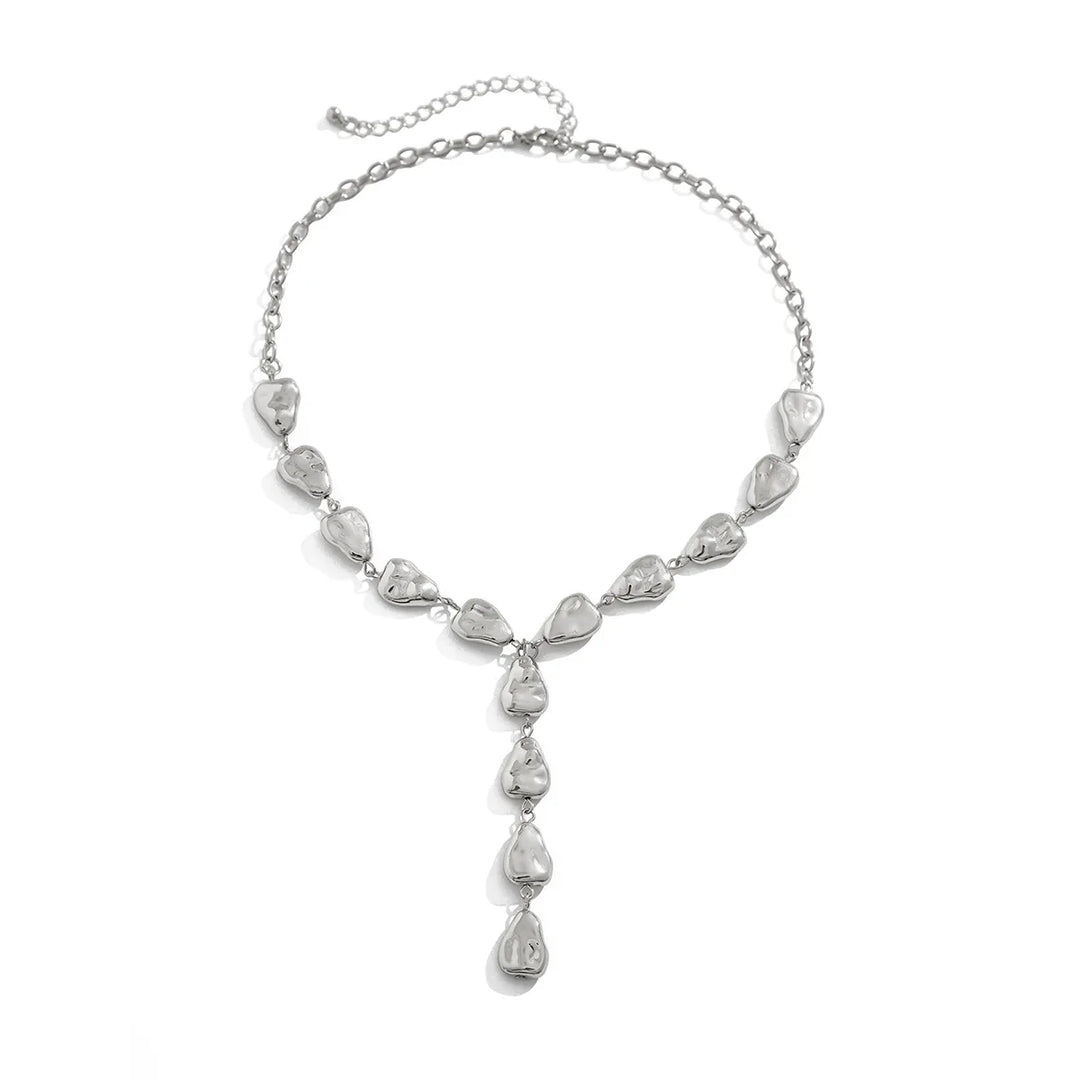 Kalsten | Modern Stone Inspired Lariat Necklace