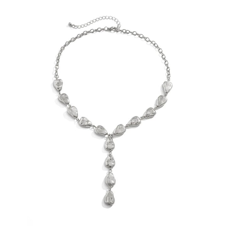 Kalsten | Modern Stone Inspired Lariat Necklace