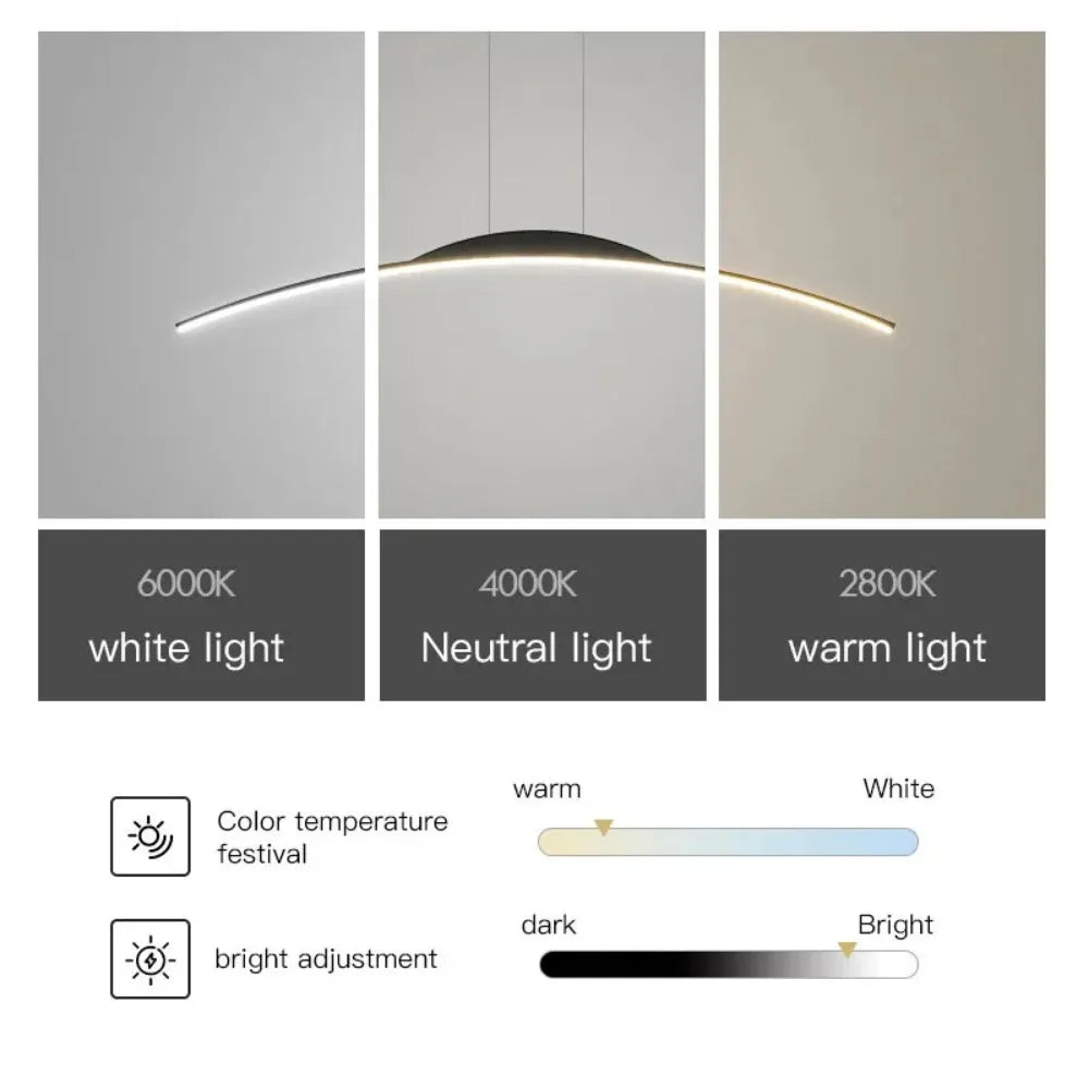 Kalsten | Modern LED Pendant Light for Dining Room, Kitchen and Living Room