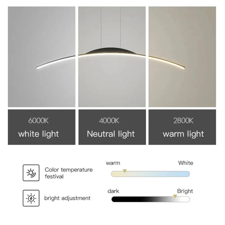 Kalsten | Modern LED Pendant Light for Dining Room, Kitchen and Living Room