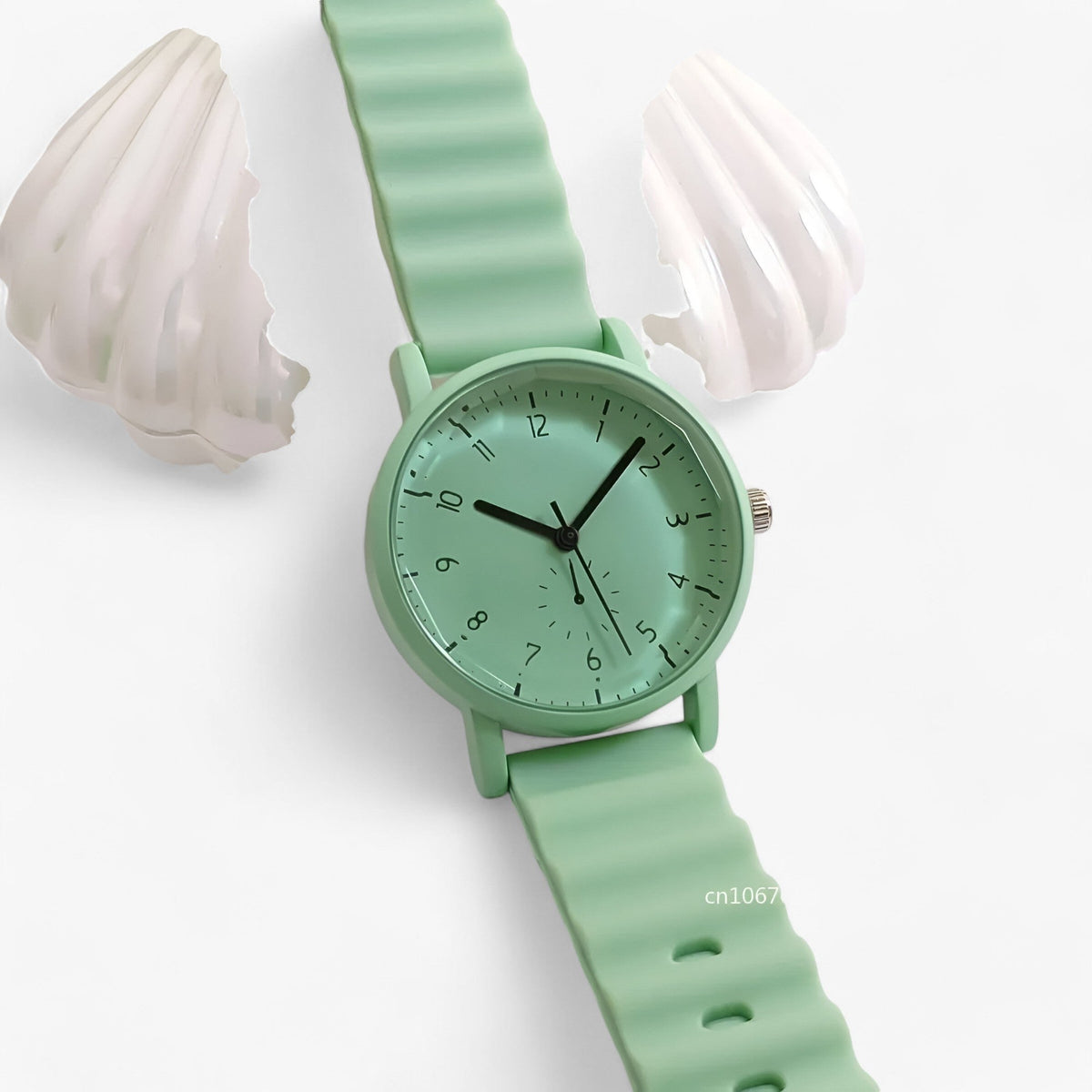 Skanto | Mina Jelly Watch – Colorful Quartz Watch with Elegant Silicone Wave Strap