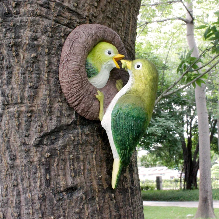 Lovebirds Tree Hug Wall Hanging Decor | Kalsten