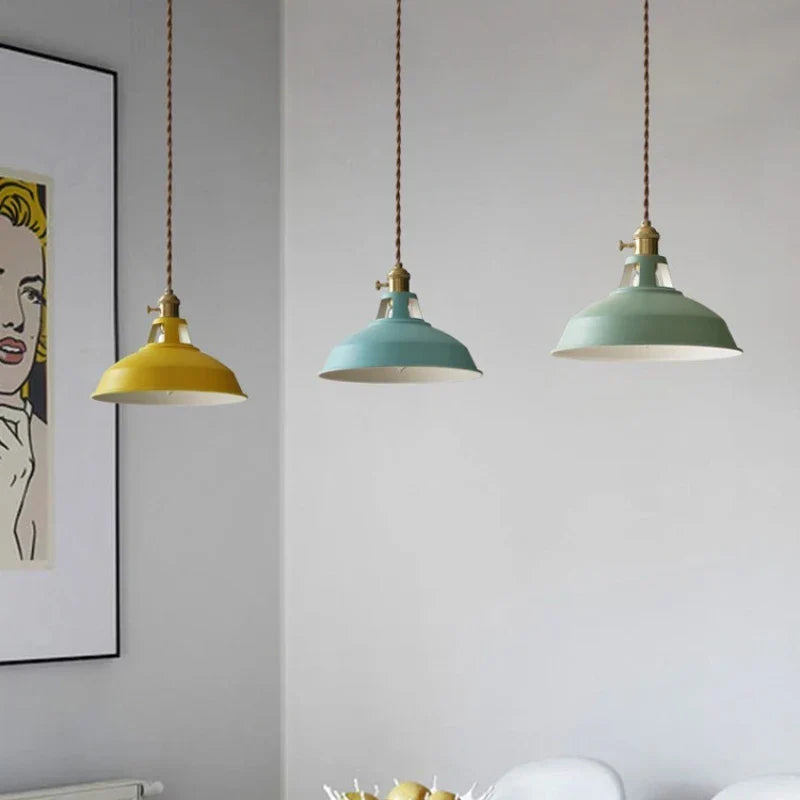 LED Iron Chandelier Pendant Lamp - Vintage Hanging Light | Kalsten