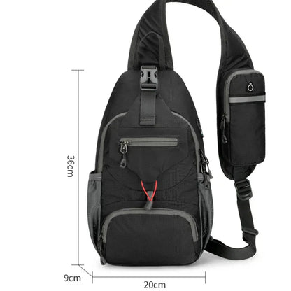 Skanto | SecurePack | Anti-Theft Waterproof Multi-Pocket Shoulder Backpack – Lightweight Crossbody Travel Bag