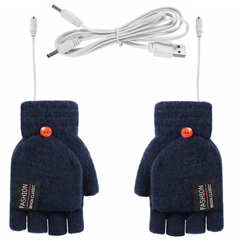 USB Rechargeable Warm Wave Heated Gloves | Kalsten