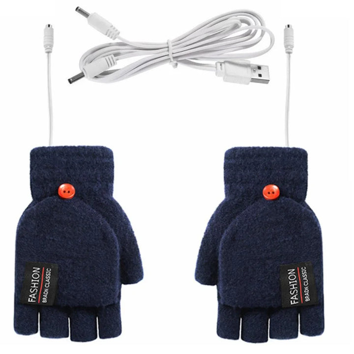 USB Rechargeable Warm Wave Heated Gloves | Kalsten