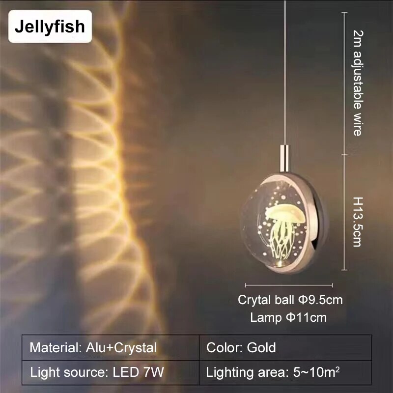 Romantic Crystal Rotating Mood LED Lights | Kalsten