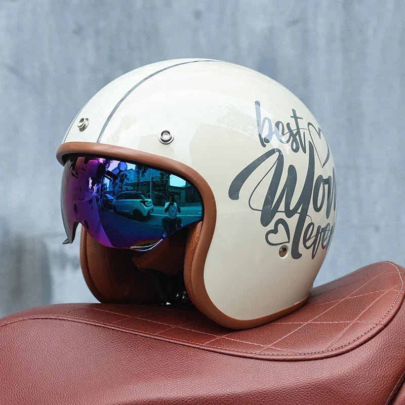 Kalsten | Retro Motorcycle Helmet 3/4 Open Face – Valor