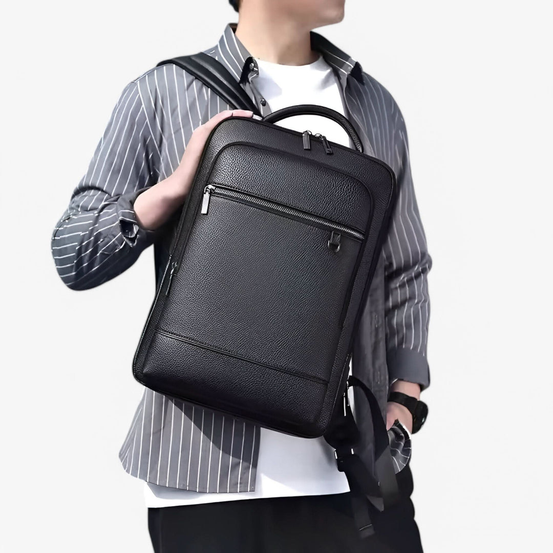 Kalsten | MobilLux Leather Rucksack – For work, travel & modern mobility