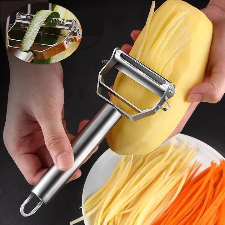 Vegetable Peeler Stainless Steel Ergonomic Rustproof | Kalsten