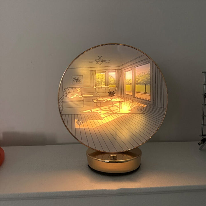 Creative Artistic Orb Painting Table Lamp | Kalsten