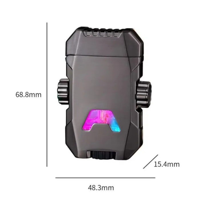 Windproof Double Jet Flame Luminous Lighter | Kalsten