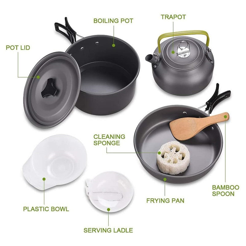 Camping Travel Cookware Kit | Kalsten