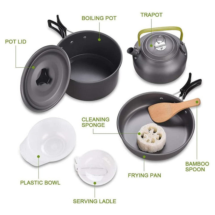 Camping Travel Cookware Kit | Kalsten
