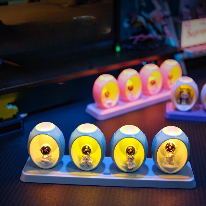 Space Capsule Voice Control Colorful Night Lamp | Kalsten