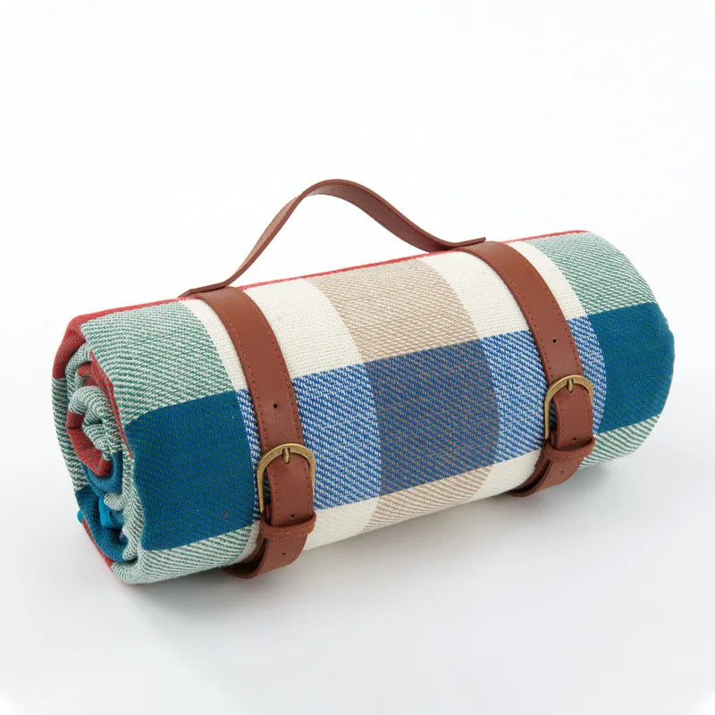 NovaPlaid | Waterproof Foldable Picnic Blanket with Carry Strap | Kalsten