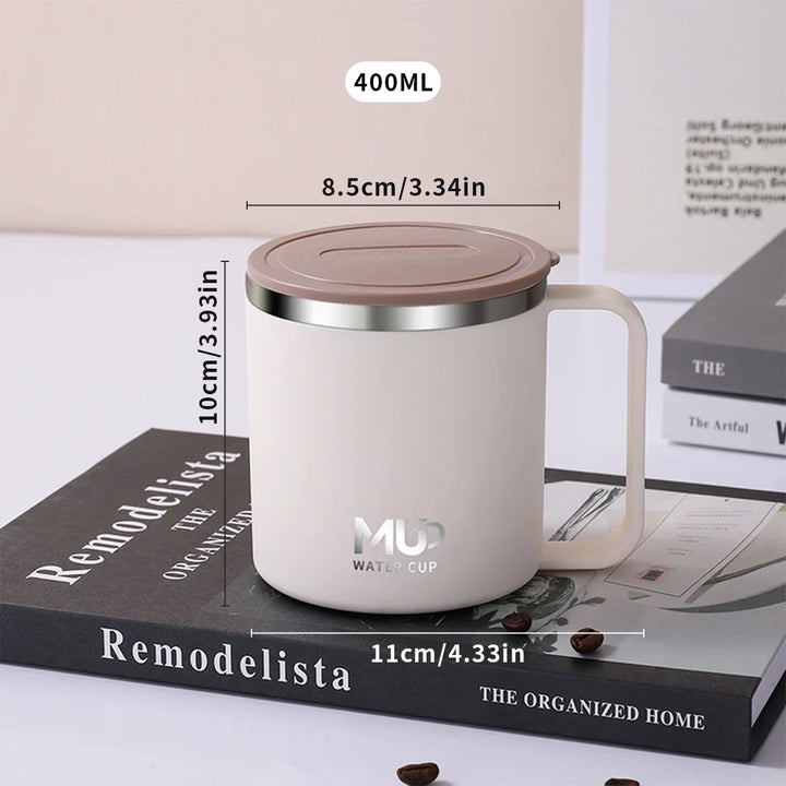Insulated stainless steel coffee cup with lid | Kalsten
