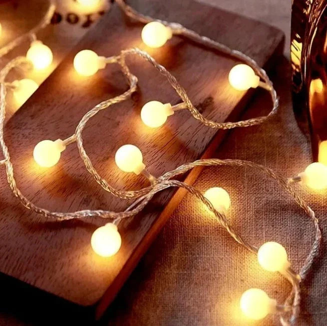 String Lights PVC 20 ft Warm White Indoor Outdoor Decorative Wedding Party Ambiance | Kalsten