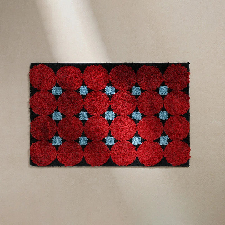 HeritageStep Bath Mat – Retro Bathroom Mat with Anti-Slip Coating & Soft Plush | Kalsten