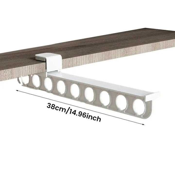 Kalsten | Retractable Wardrobe Rail Closet Organizer Hanger