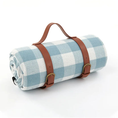 NovaPlaid | Waterproof Foldable Picnic Blanket with Carrying Strap | Karnz