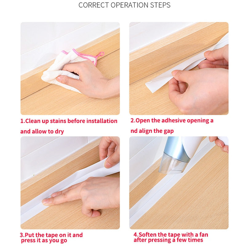 Kalsten | Self-Adhesive Waterproof Wonder Bath Sealing Strip