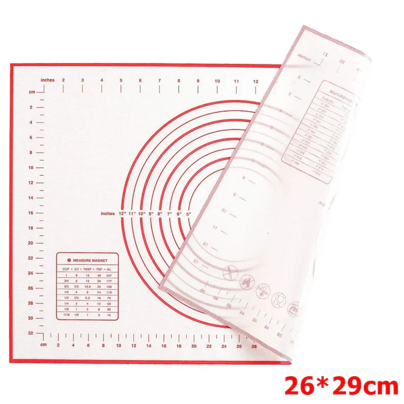 Kalsten | BakeFlex Silicone Baking Mat | Extra Thick & Non-Stick | With Measuring Scale | Perfect for Rolling Out Dough, Fondant & Pastry