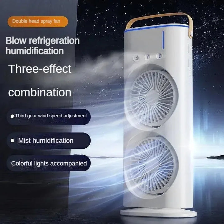 Portable Double Fan Cooling Spray Air Conditioning | Kalsten