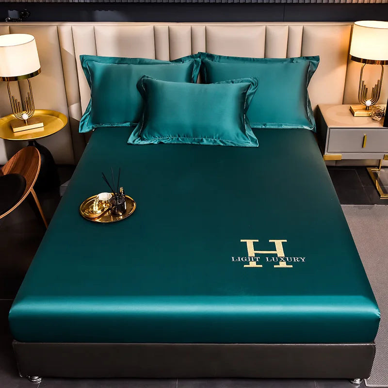 Kalsten | Solid Color Silk Bed Sheet