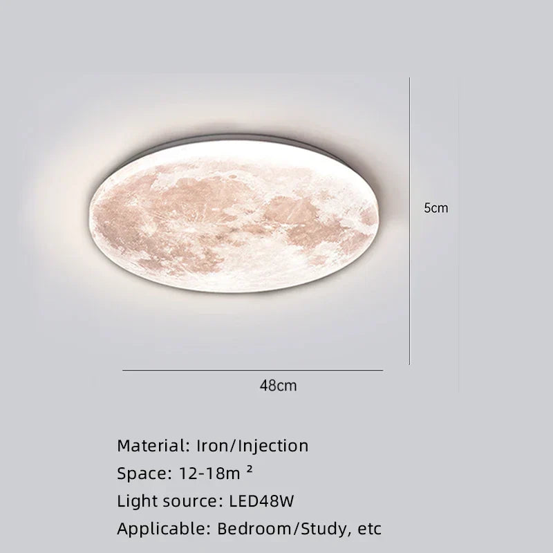 Moon Surface Artistic Modern Ceiling Lamp | Kalsten