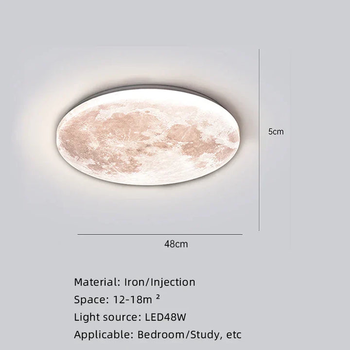 Moon Surface Artistic Modern Ceiling Lamp | Kalsten