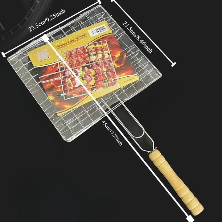 Kalsten | Grillaro BBQ Basket | Foldable & Non-Stick | Stainless Steel & Heat Resistant | For Meat & Vegetables