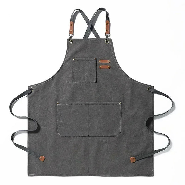 Canvas apron with pockets, adjustable, Unisex | Kalsten