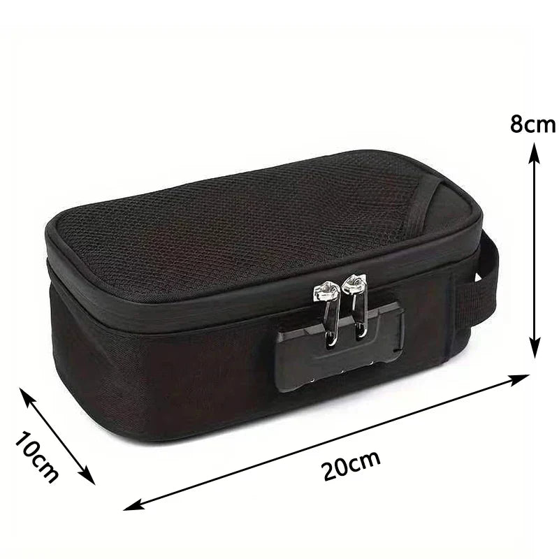 Kalsten | SecuStyle Beauty Case | Lockable cosmetic bag with combination lock | Portable storage for travel & everyday use