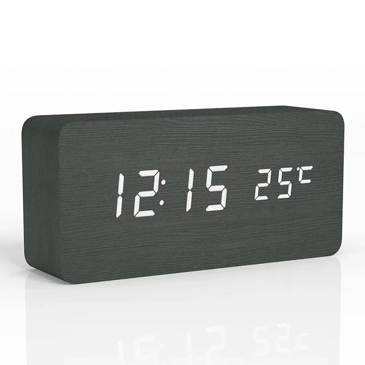 LED Digital Alarm Clock with Temperature