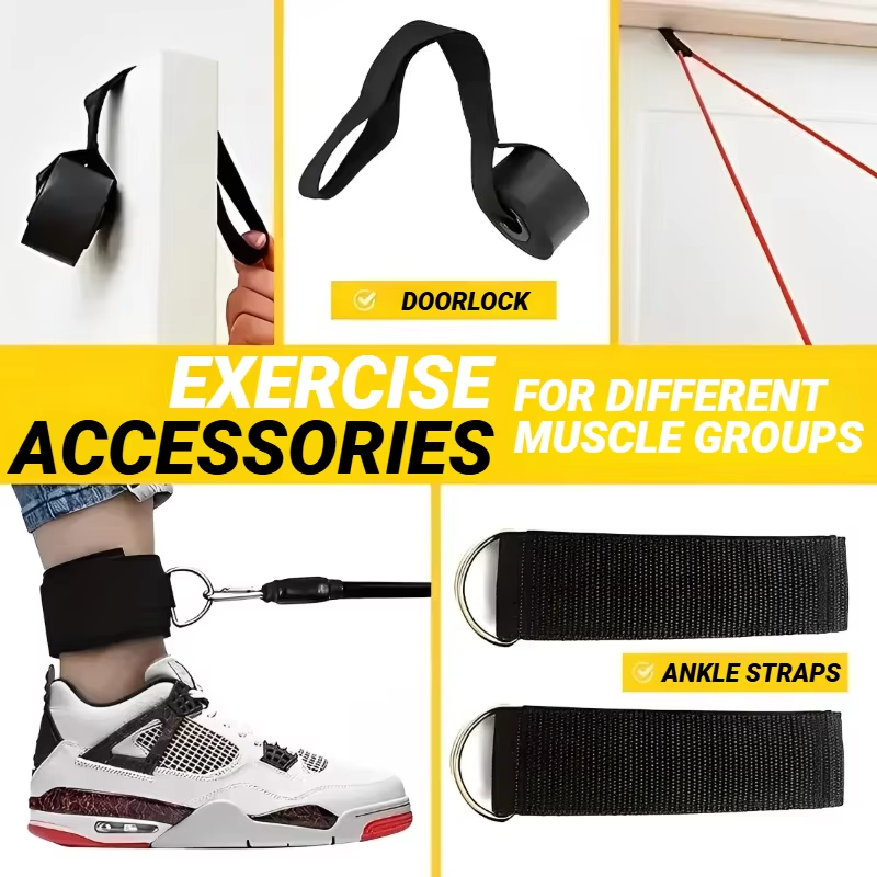 Kalsten | Complete Resistance Band Fitness Set with Handles and Ankle Straps