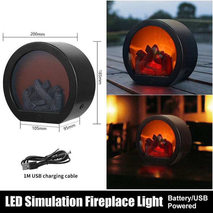 Inferno Portable Fireplace Night Lamp | Kalsten